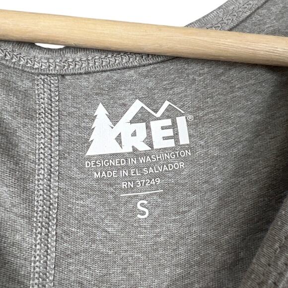 REI Co-Op Sahara Heather Gray Women's Top Size Small - Picture 3 of 5